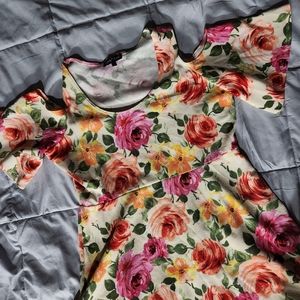 Floral dress- stretchy